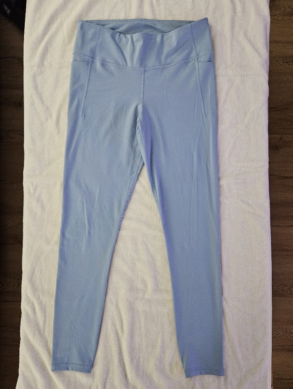 GapFit High Rise Pocket Compression Leggings Periwinkle Blue Large Tall